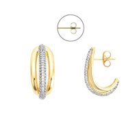 Boucles d'oreilles 4US: Cesare Paciotti Femme in laiton Zircone 4UOR8554W